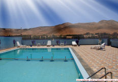 Auberge safrane de Taliouine avec un piscine pour adultes et pour enfants