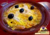 Tagine omlette + sauce safran